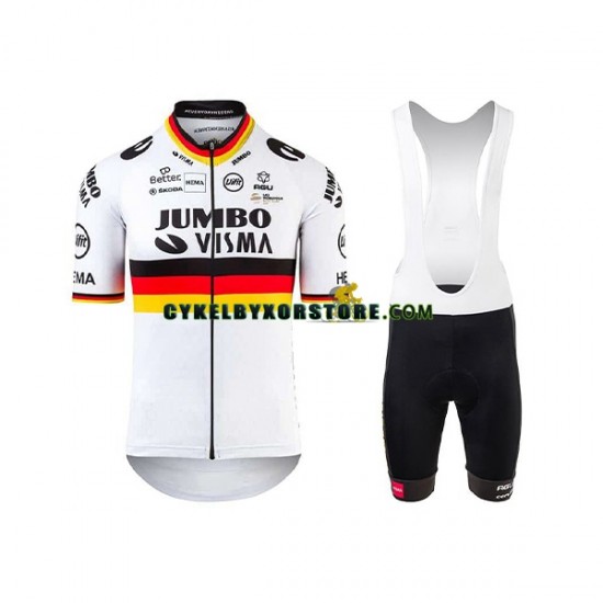 Herr Cykeltröjor och Bib Cykelshorts 2021 Team Jumbo-Visma N003