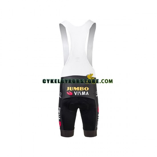 Herr Cykeltröjor och Bib Cykelshorts 2021 Team Jumbo-Visma N004