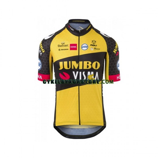 Herr Cykeltröjor Kortärmad 2021 Team Jumbo-Visma N005