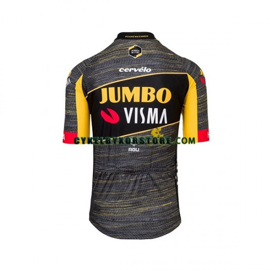 Herr Cykeltröjor Kortärmad 2021 Team Jumbo-Visma N006