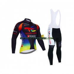 Herr Cykeltröjor Långärmad och Bib Cykeltights 2021 Team TotalEnergies N002