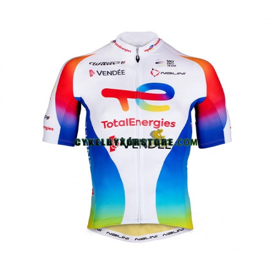 Herr Cykeltröjor Kortärmad 2021 Team TotalEnergies N003