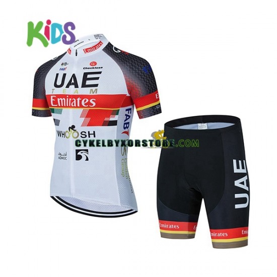 Barn Cykeltröjor och Cykelshorts 2021 UAE Team Emirates N001