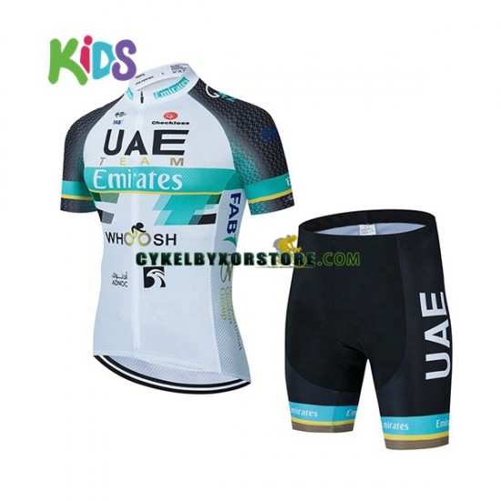 Barn Cykeltröjor och Cykelshorts 2021 UAE Team Emirates N002