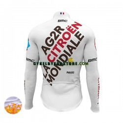 Herr Cykeltröjor Vinter Thermal Fleece 2022 AG2R Citroen Team N001