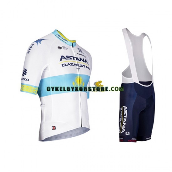 Herr Cykeltröjor och Bib Cykelshorts 2022 Astana Qazaqstan Team N002