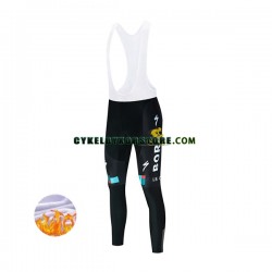 Herr Långa cykelbyxor med hängslen Vinter Thermal Fleece 2022 Bora-Hansgrohe N001