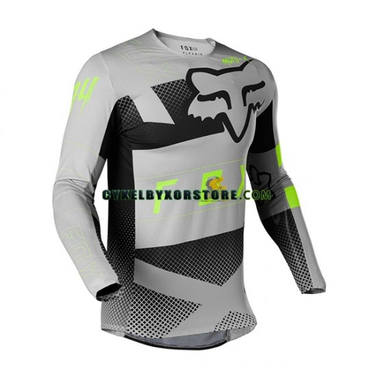 Herr Långärmad MTB Tröjor 2022 Fox Racing FLEXAIR RIET N001