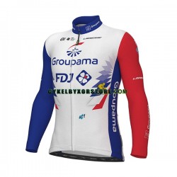 Herr Cykeltröjor Långärmad 2022 Groupama-FDJ N001