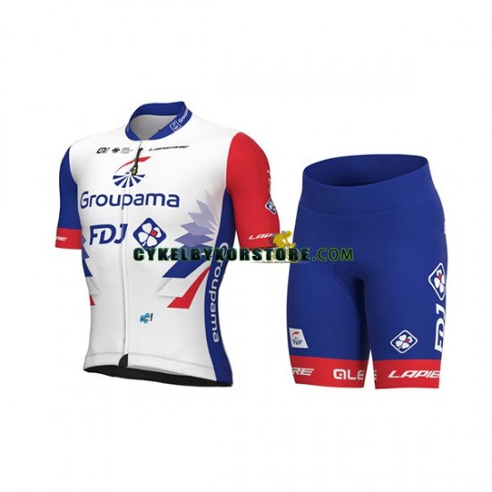 Dam Cykeltröjor och Cykelshorts 2022 Groupama-FDJ N001
