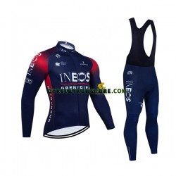 Herr Cykeltröjor Långärmad och Bib Cykeltights 2022 Ineos Grenadiers N001