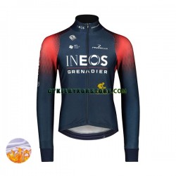 Herr Cykeltröjor Vinter Thermal Fleece 2022 Ineos Grenadiers N001