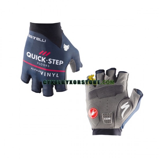 2022 Quick-Step Alpha Vinyl Team Halvfingerhandskar N001
