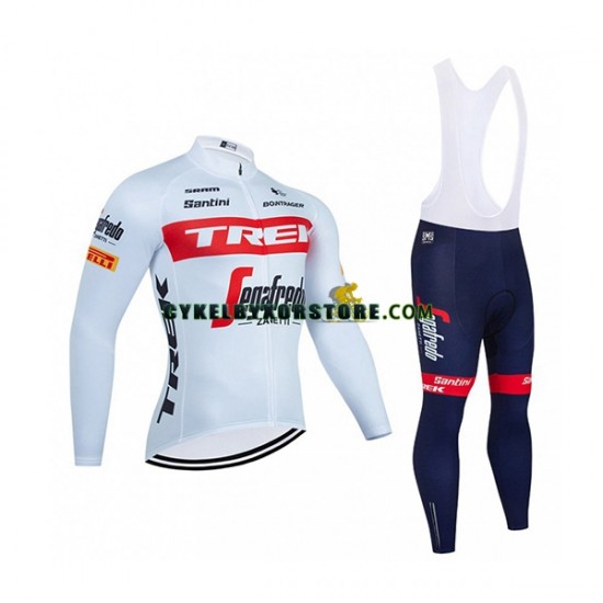 Herr Cykeltröjor Långärmad och Bib Cykeltights 2022 TREK Segafredo N001