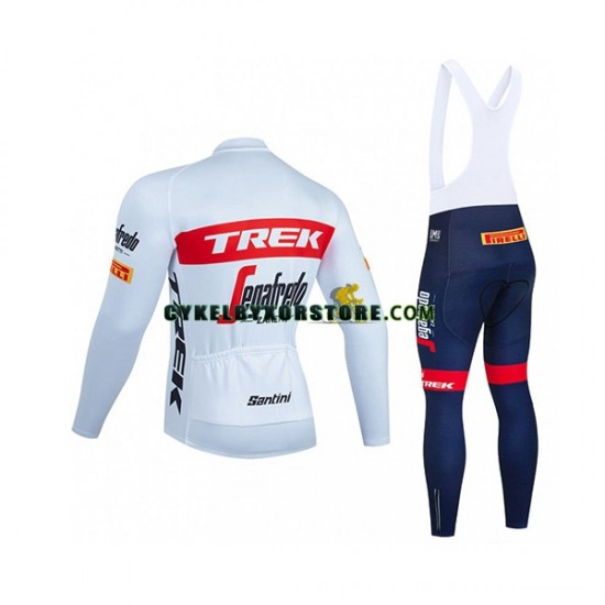 Herr Cykeltröjor Långärmad och Bib Cykeltights 2022 TREK Segafredo N001