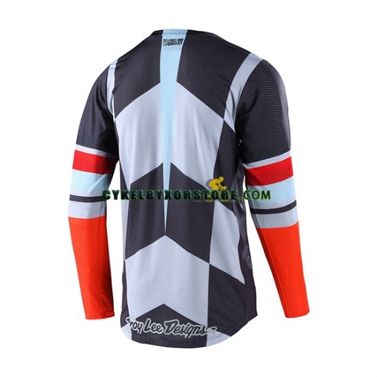 Herr Långärmad MTB Tröjor 2022 TROY LEE DESIGNS GP AIR WARPED N001