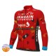 Herr Cykeltröjor Vinter Thermal Fleece 2022 Team Bahrain Victorious N001