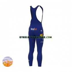 Herr Långa cykelbyxor med hängslen Vinter Thermal Fleece 2022 Team BikeExchange-Jayco N001