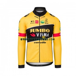 Herr Cykeltröjor Långärmad 2022 Team Jumbo-Visma N001