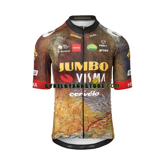 Herr Cykeltröjor Kortärmad 2022 Team Jumbo-Visma N002
