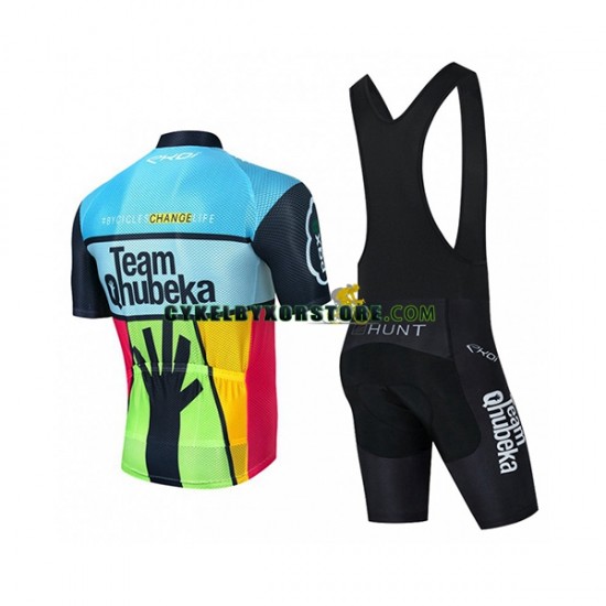 Herr Cykeltröjor och Bib Cykelshorts 2022 Team Qhubeka N001
