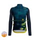 Herr Cykeltröjor Vinter Thermal Fleece 2022 Tour de France JAUNE N001