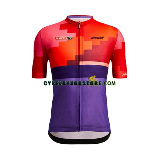 Herr Cykeltröjor Kortärmad 2022 Vuelta a Espana Alicante N001