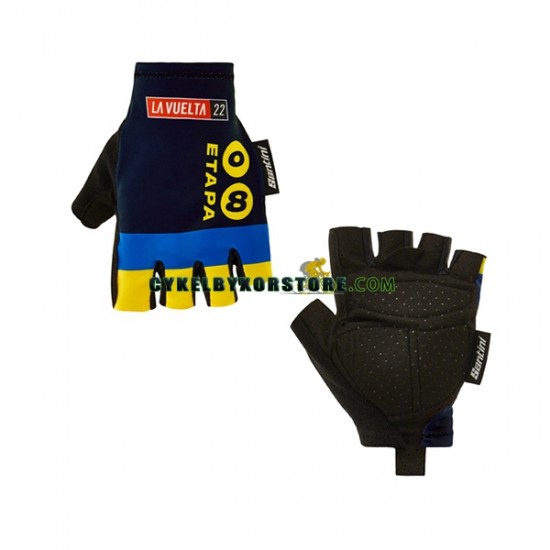2022 Vuelta a Espana Halvfingerhandskar N002