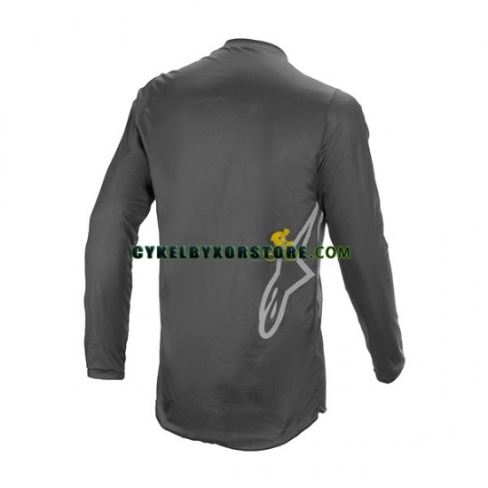 Herr Långärmad MTB Tröjor 2023 Alpinestars FLUID GRAPHITE N001