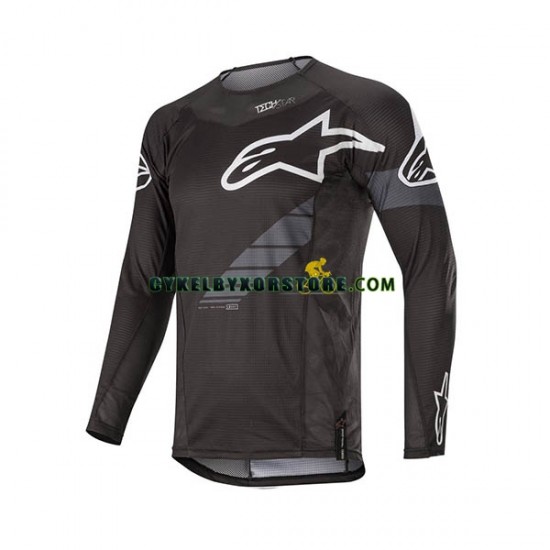 Herr Långärmad MTB Tröjor Alpinestars Techstar Graphite 2020 N001
