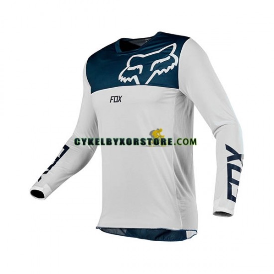 Herr Långärmad MTB Tröjor Fox Racing AIRLINE N001