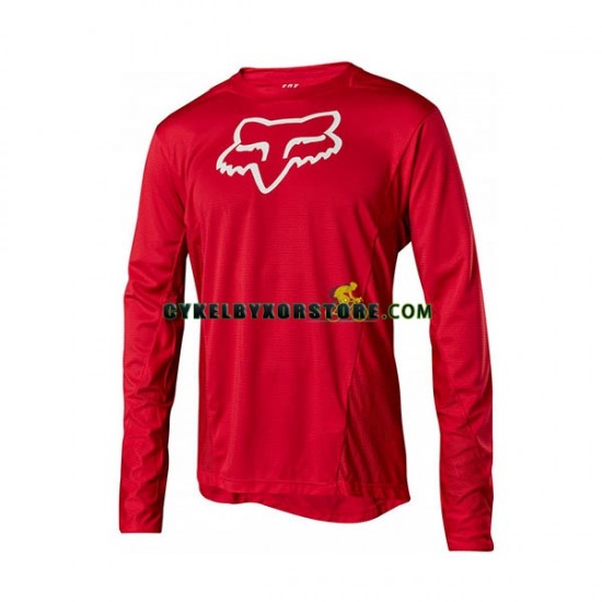 Herr Långärmad MTB Tröjor Fox Racing Demo Camo Burn N001