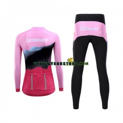 Dam Cykeltröjor Långärmad och Cykeltights Leobaiky N002
