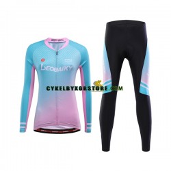 Dam Cykeltröjor Långärmad och Cykeltights Leobaiky N005