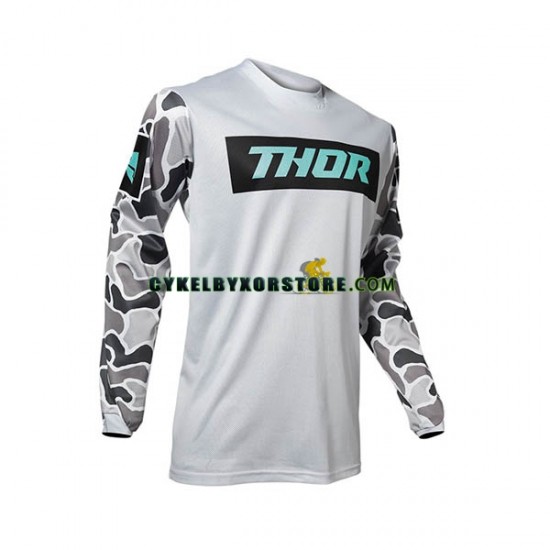 Herr Långärmad MTB Tröjor Thor Pulse Air Fire 2020 N001