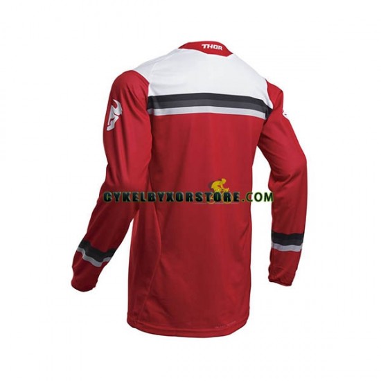 Herr Långärmad MTB Tröjor Thor Pulse Pinner 2020 N002