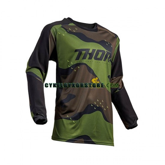 Herr Långärmad MTB Tröjor Thor Terrain 2020 N002