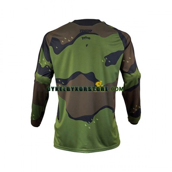 Herr Långärmad MTB Tröjor Thor Terrain 2020 N002